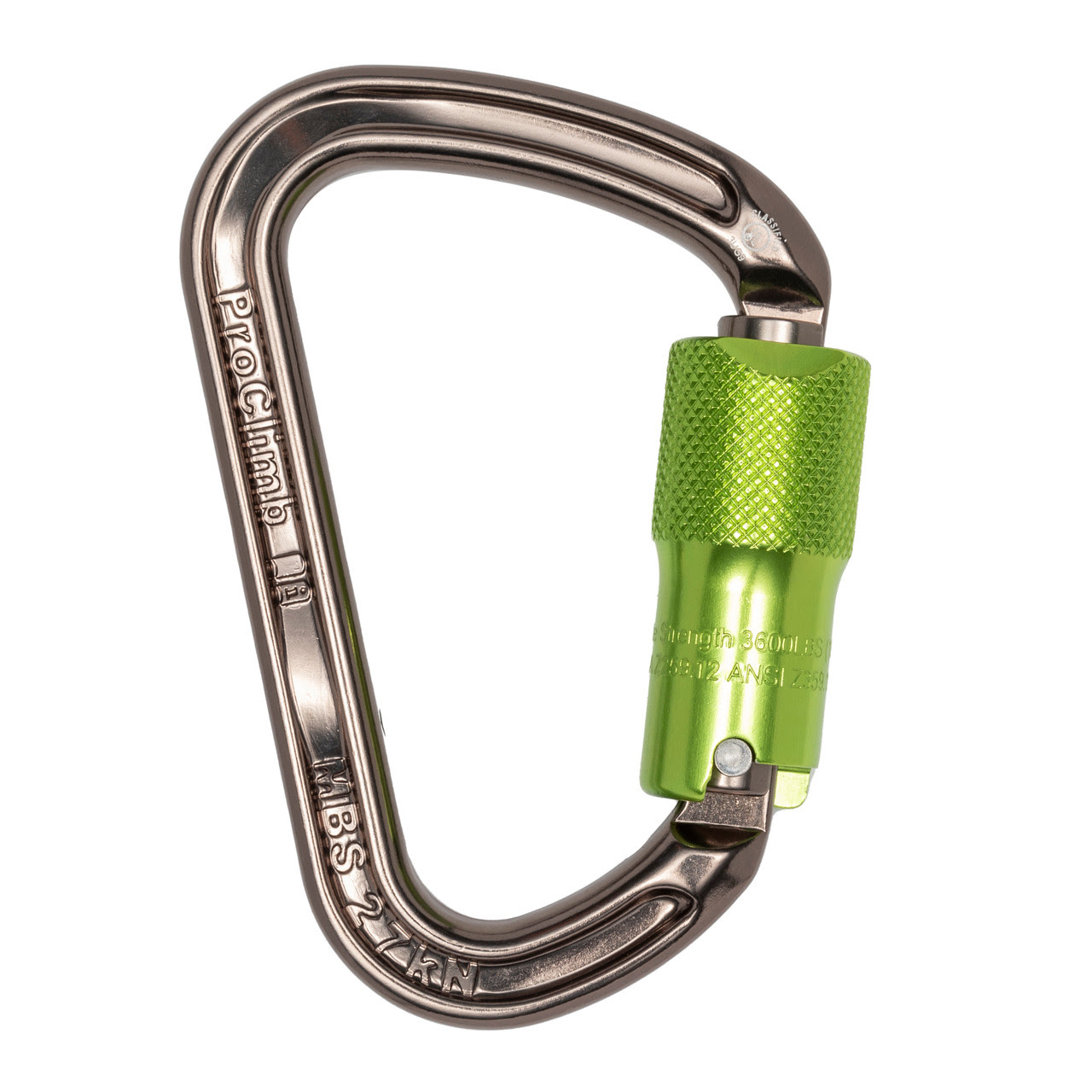 ProClimb Triple Lock I-Beamer Carabiner from Columbia Safety